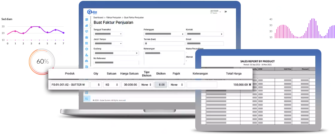 The most comprehensive accounting and operational software that can be used in various types of businesses